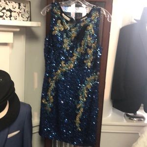 Stunning evening dress with tons of sparkles and glitter